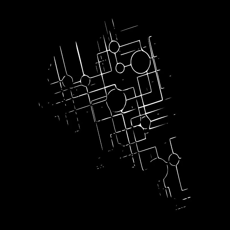 Network - Line / White