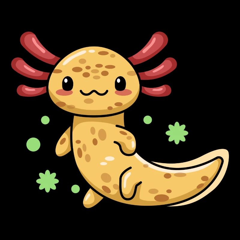 Copper Axolotl Design for Axolotl Lovers