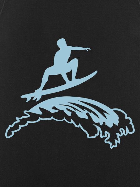 Surfers on wave