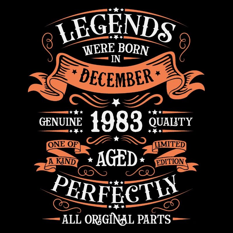 Die Legenden wurden im Dezember 1983 geboren Geschenk