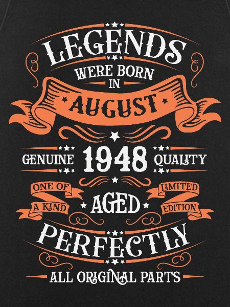 August 1948 Birthday Man