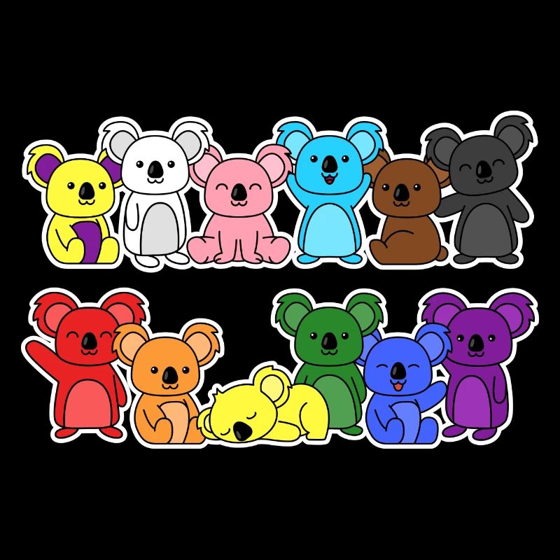 Pride Progress Flag Koala pour l’égalité