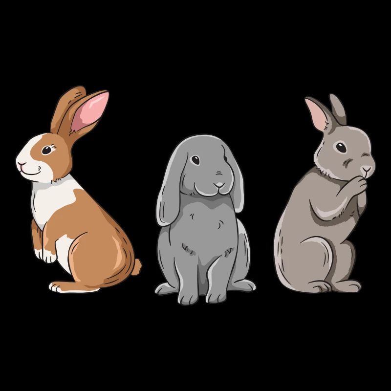 Conception de lapin mignon pour les propriétaires de lapins