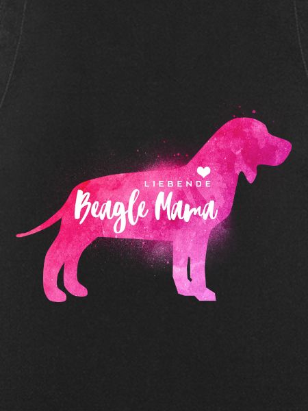 Liebende Beagle Mama