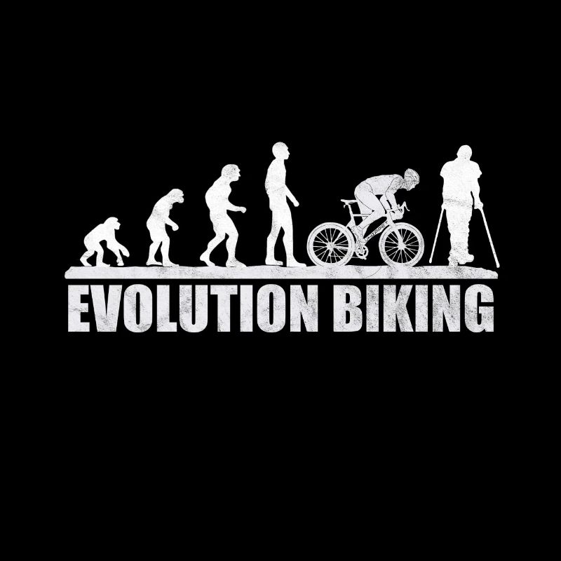 Bicycle Evolution cyclist cyclist