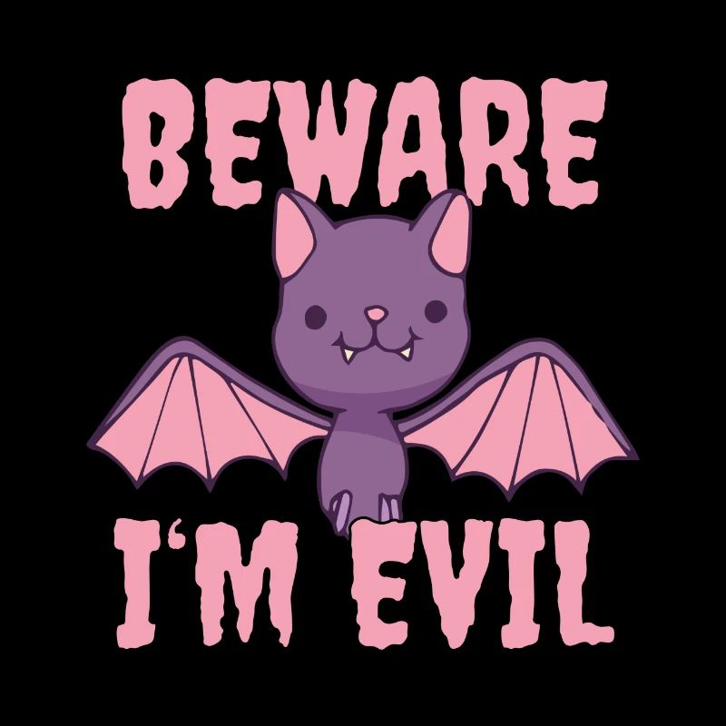 Cute Halloween Bat Funny Saying