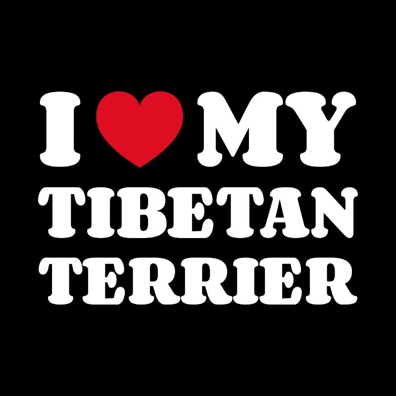 I Love My Tibetan Terrier Tibet-Terrier Geschenk