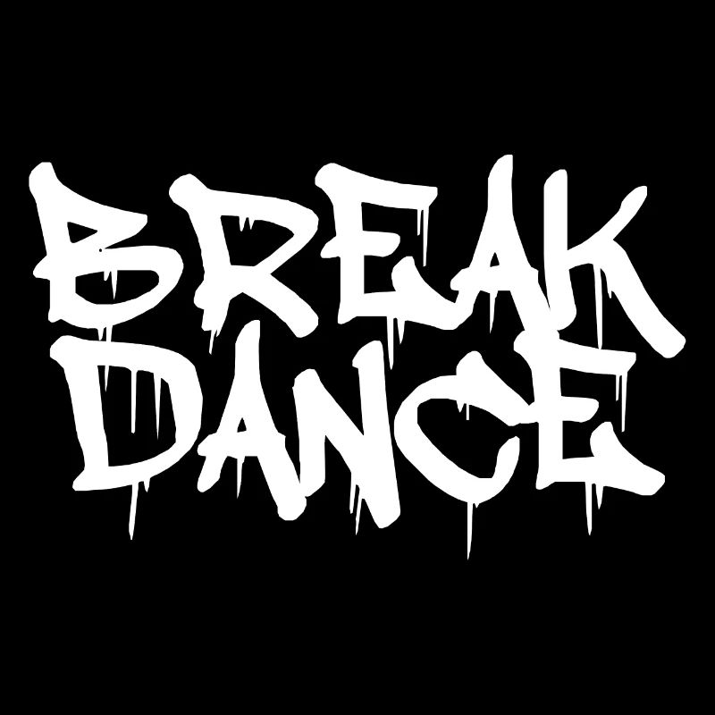 Breakdance Graffiti Gift Breakdancer 80s