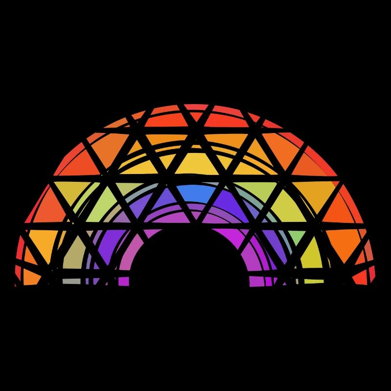Arc-en-ciel abstrait
