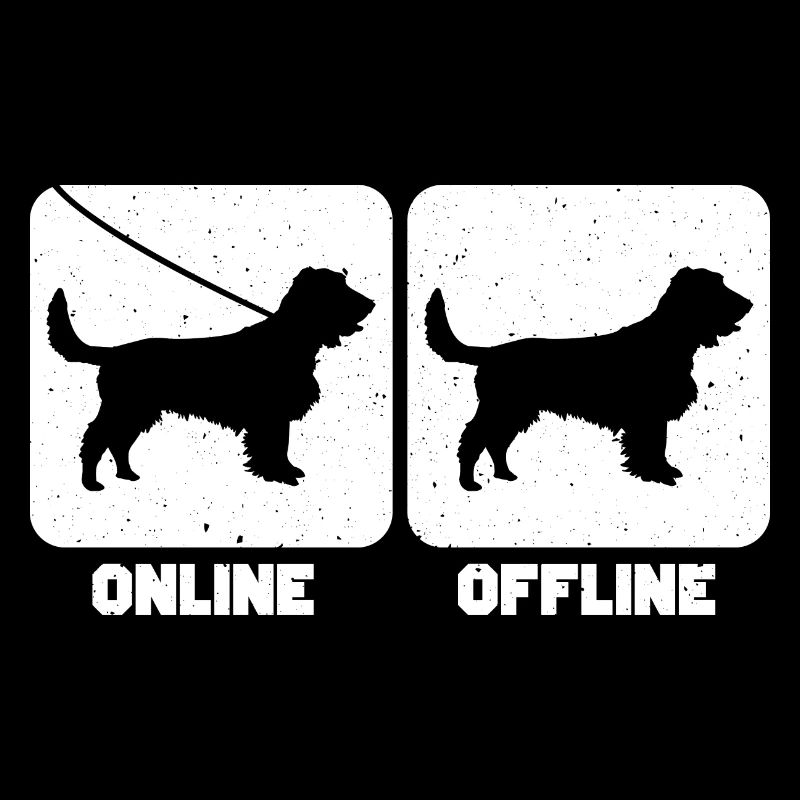Lustiger Online-Offline-Feldspaniel