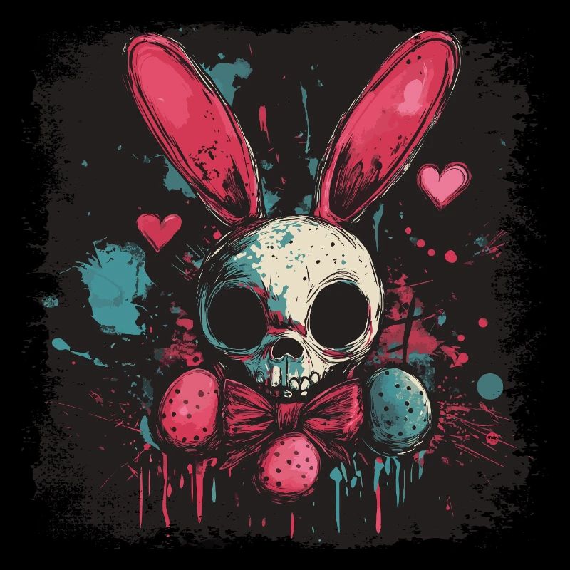 Cute Creepy Easter Bunny