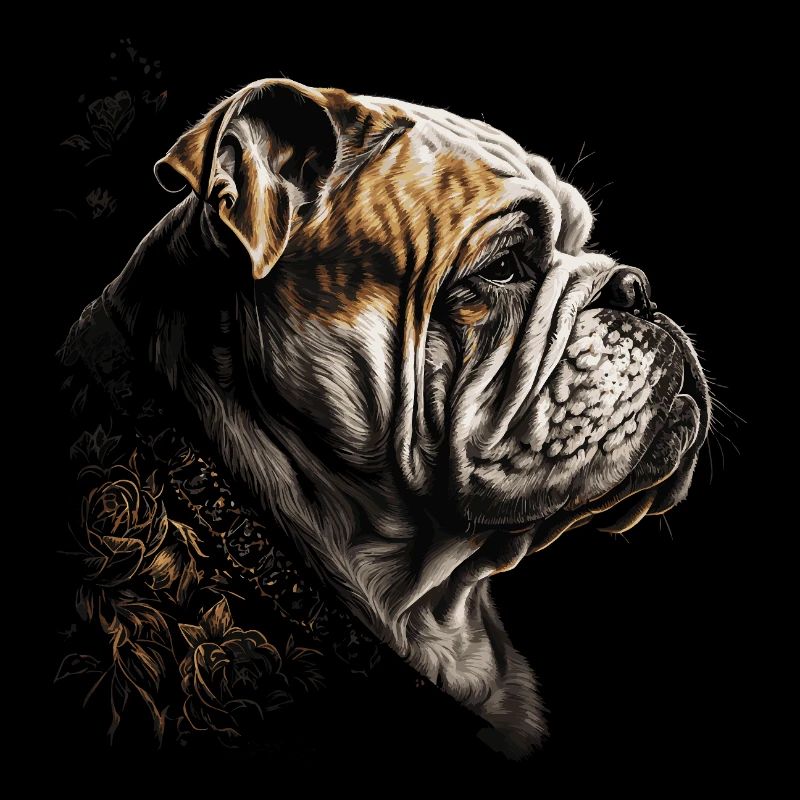 Art du bouledogue anglais