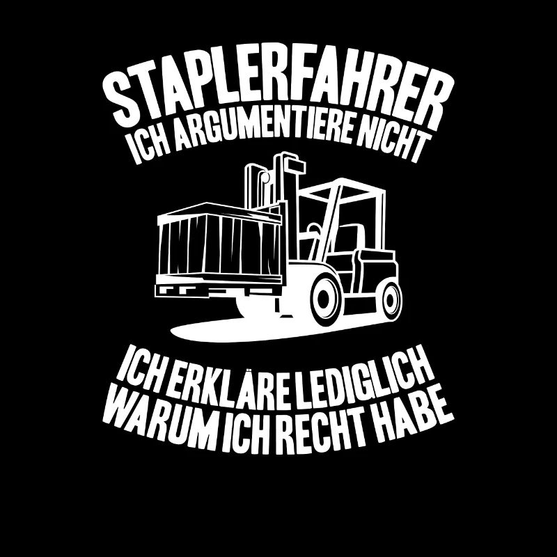 Staplerfahrer Gabelstaplerfahrer Forklift Operator