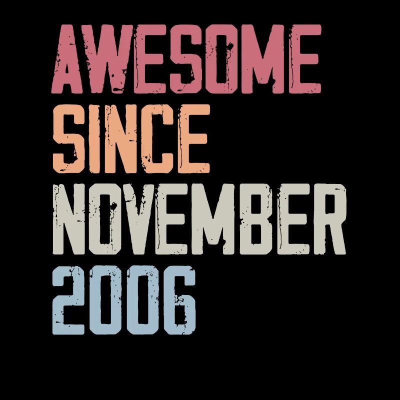 Birthday gift in November 2006