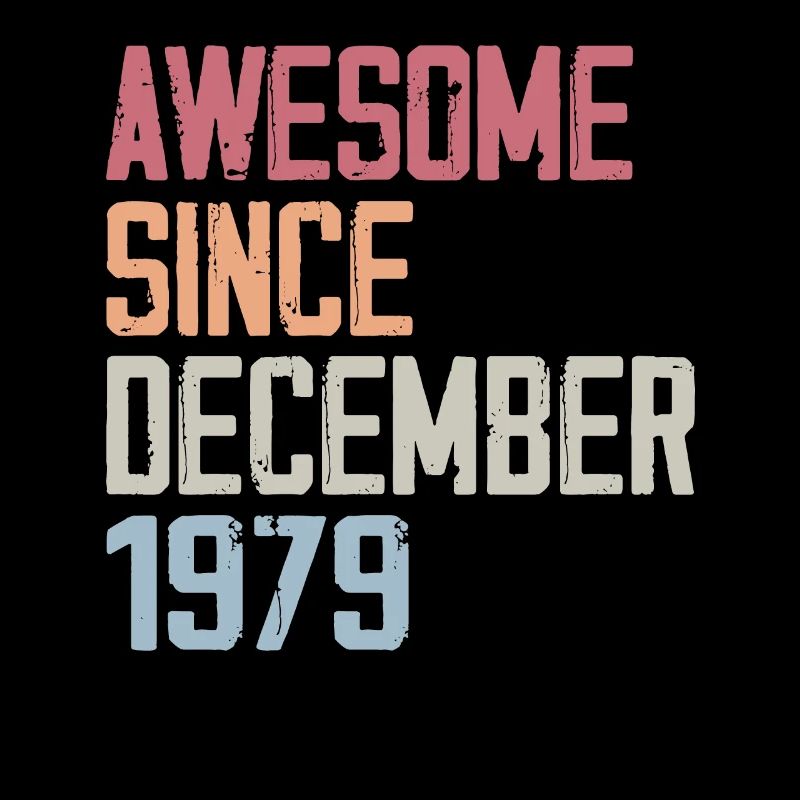 Anniversaire Décembre 1979 L’original 1979 Décembr
