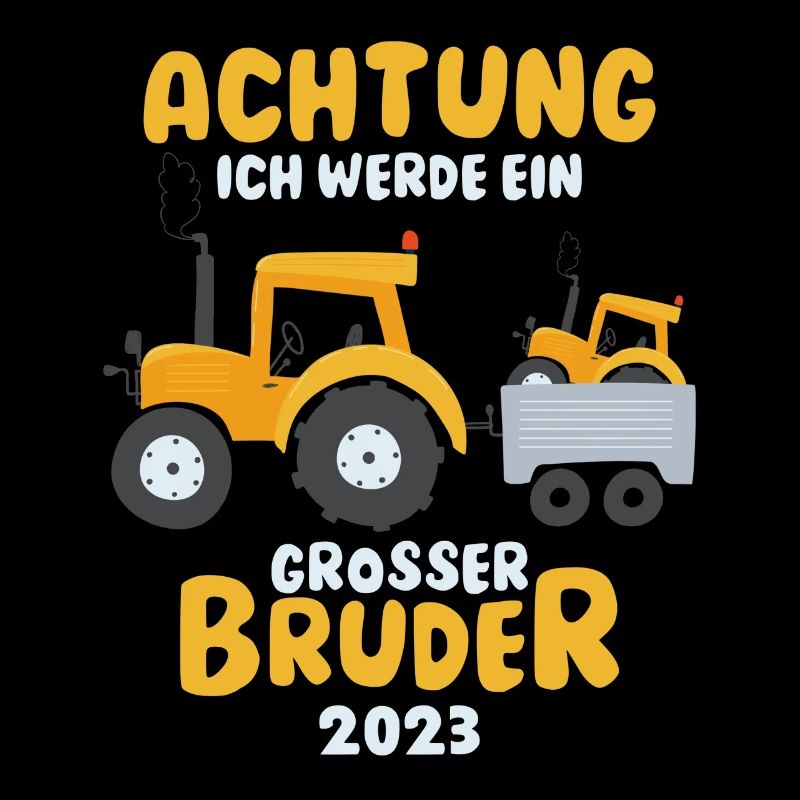 Werdender Bruder Geschenk Ich werde Bruder Traktor