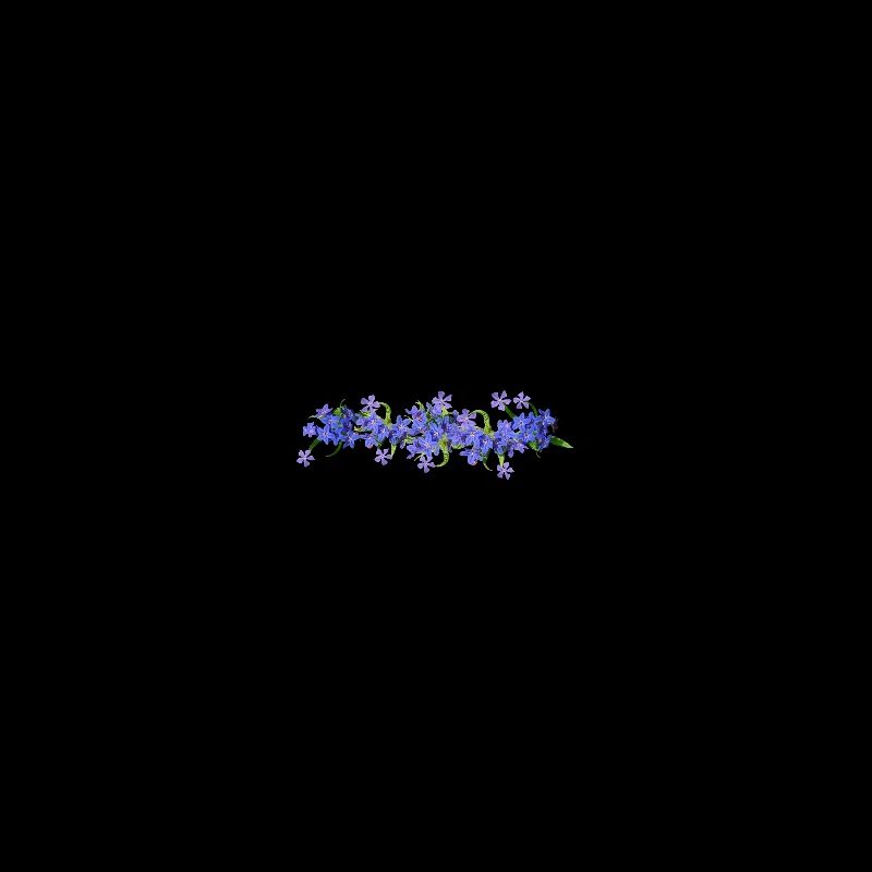 bleu printemps fleurs fleurs guirlande fleur prairie