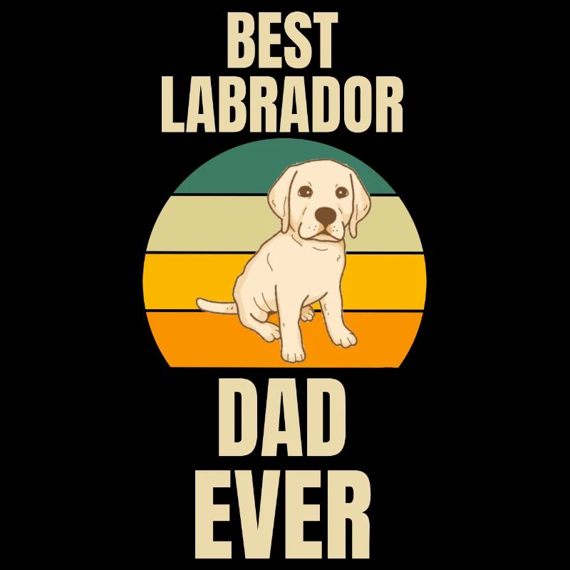 Best Labrador Papa ever Retro Labrador