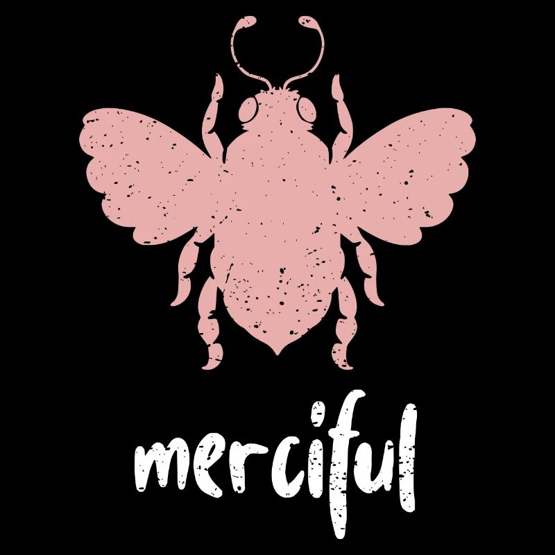 Rosa Bee Merciful Biene Be Merciful