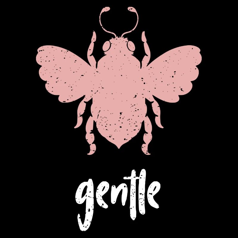 Abeille rose Abeille douce Soyez doux
