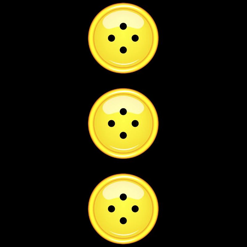 boutons colorés bouton jaune bouton extravagant mode