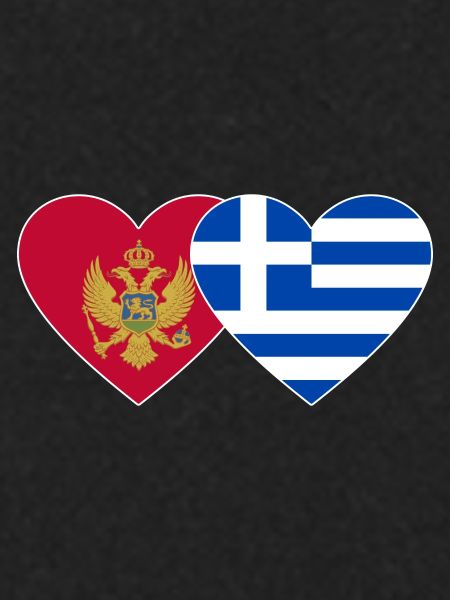 Montenegro Greece flag