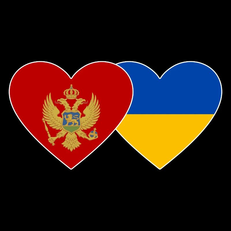Monténégro Drapeau de l’Ukraine