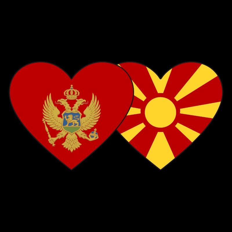 Monténégro Drapeau de la Macédoine