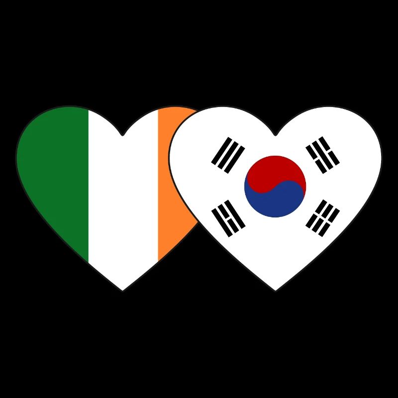 Drapeau de l’Irlande du Sud Coeur