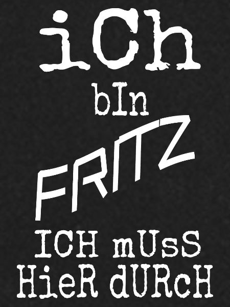 Fritz as Fritz