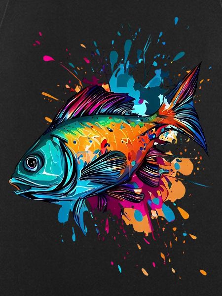 Farbenfroher Fisch