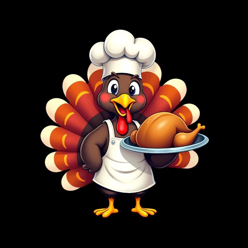 Cuisinier de dinde de Thanksgiving Thanksgiving
