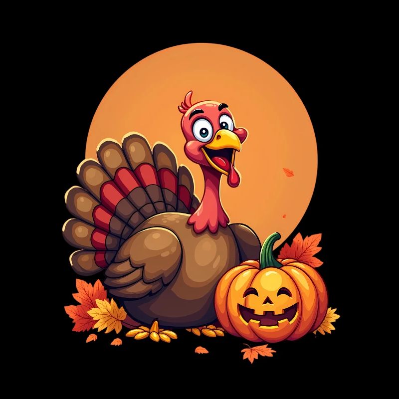 Thanksgiving Drôle Dinde de Thanksgiving