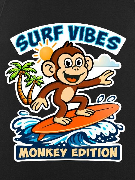 Surf vibes - monkey edition.