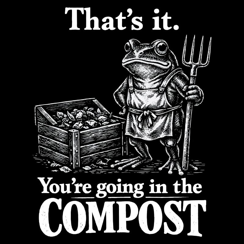 Humour Jardinage : Tu Vas Au Compost !