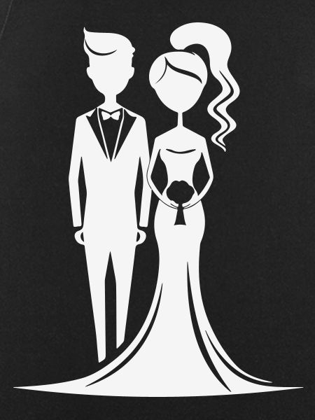 Hochzeitsduo Silhouette