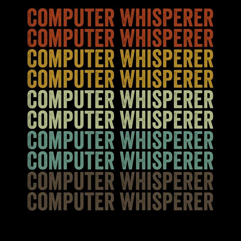 Computerflüsterer Computer Nerd IT Helpdesk