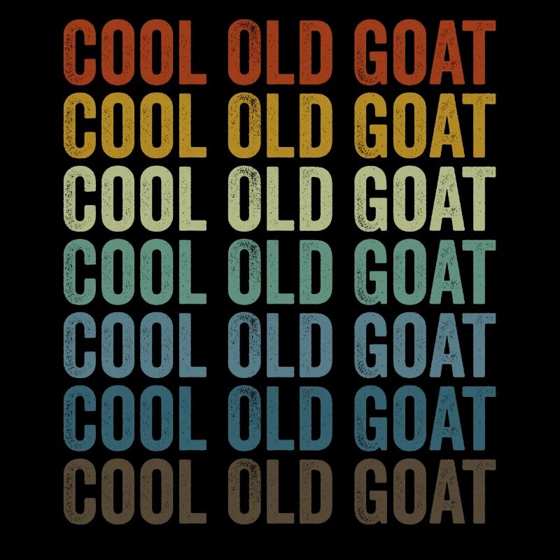 Cool Old Goat Funny Goat