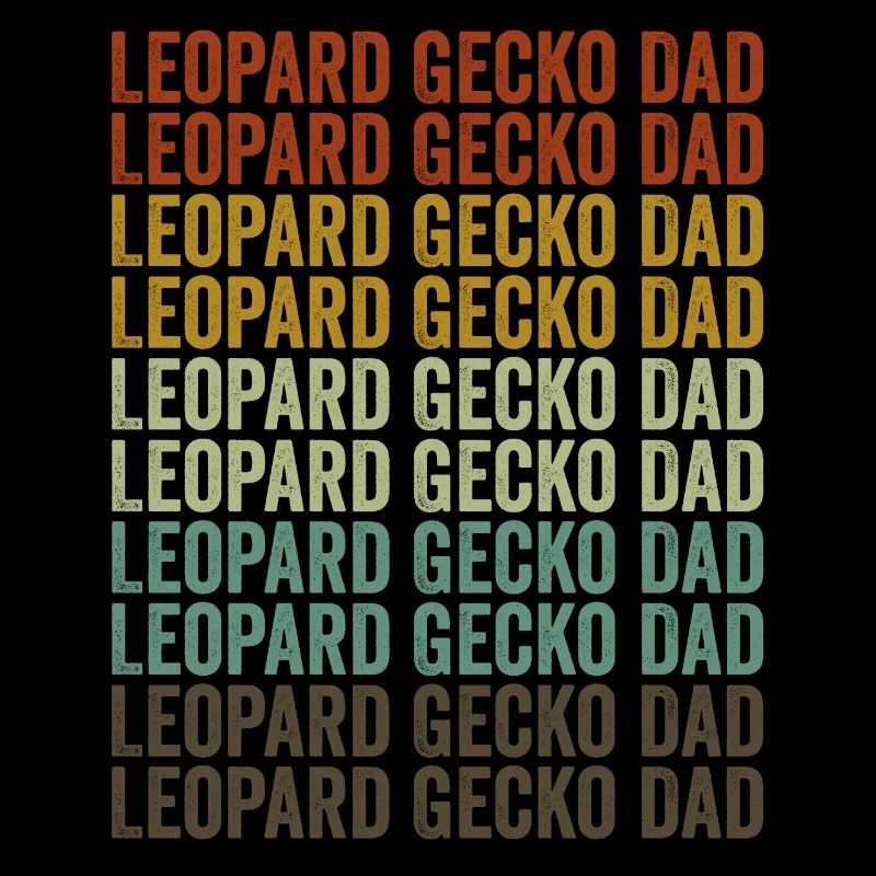 Leopard Gecko Dad Leopard Gecko Dad Reptil Gecko E