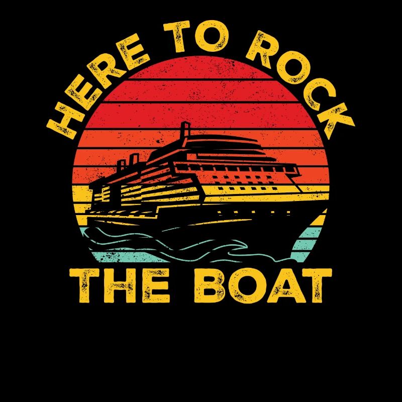 Drôle de bateau de croisière rétro