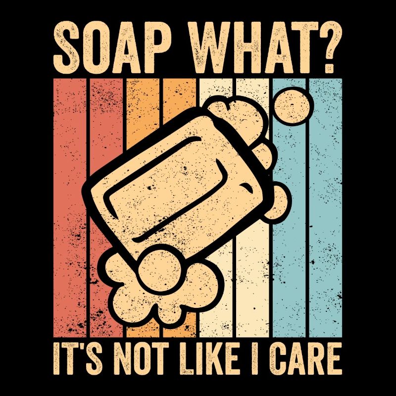 Funny soap making soap maker