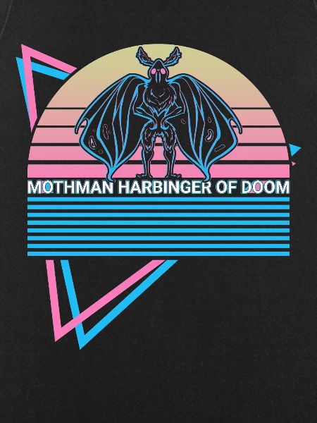 Mothman Cryptid Retro