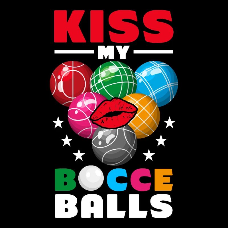 Funny bocce player