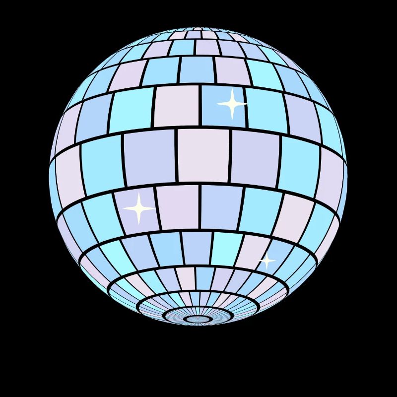 Esthétisme pastel danois Disco Ball