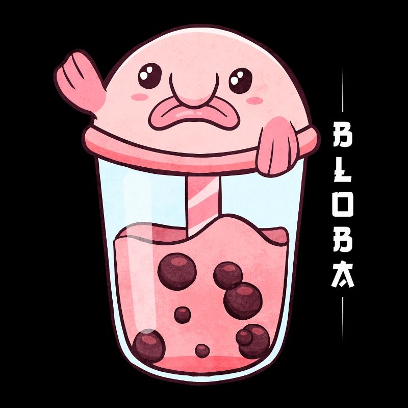Blobfish Boba Bubble Milk Tea