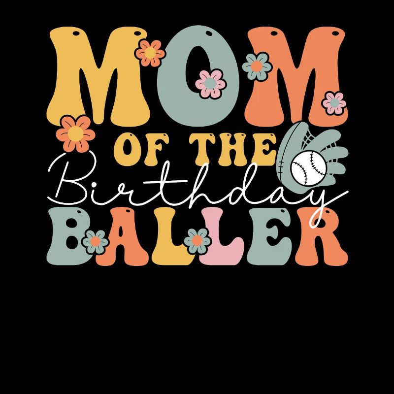 Groovy Baseball Mom