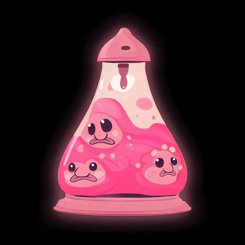 Lampe à lave Kawaii Blobfish