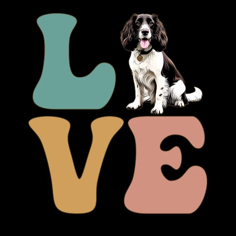 LIEBE Springer Spaniel Hund