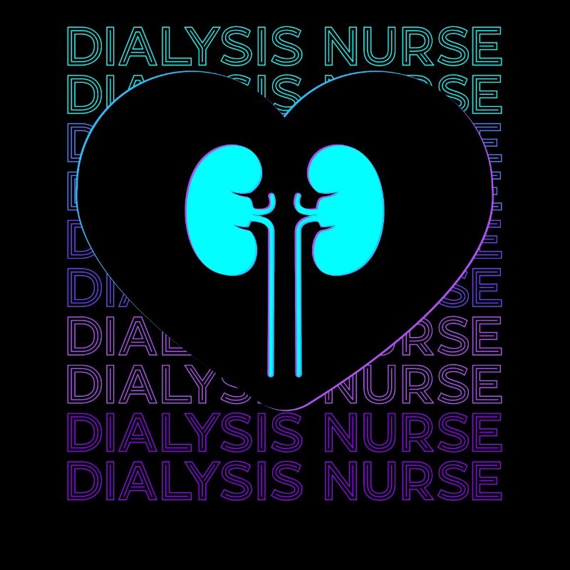 Dialyseschwester Dialyseassistentin Retro