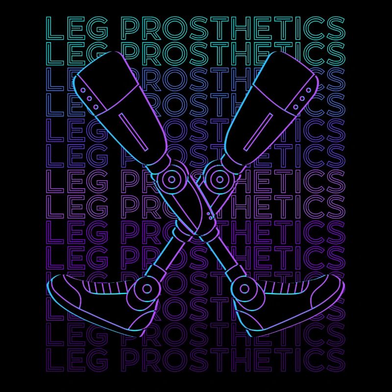 Leg Prostheses Amputee Amputation Retro